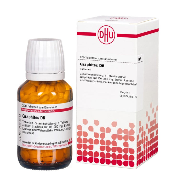 DHU Graphites D6 Tabletten, 200 St. Tabletten