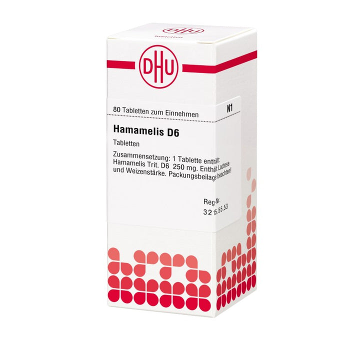 DHU Hamamelis D6 Tabletten, 80 pcs. Tablets