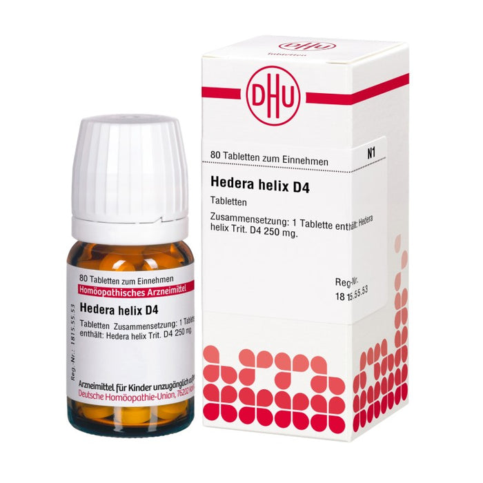 DHU Hedera helix D4 Tabletten, 80 pc Tablettes