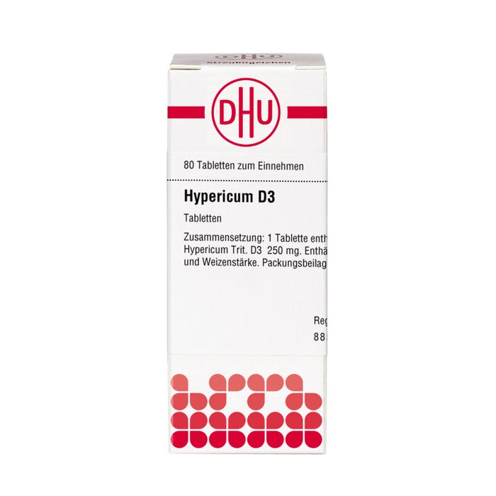 DHU Hypericum D3 Tabletten, 80 St. Tabletten