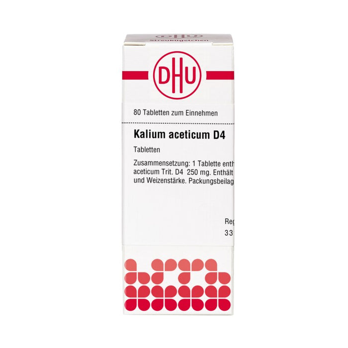 Kalium aceticum D4 DHU Tabletten, 80 St. Tabletten