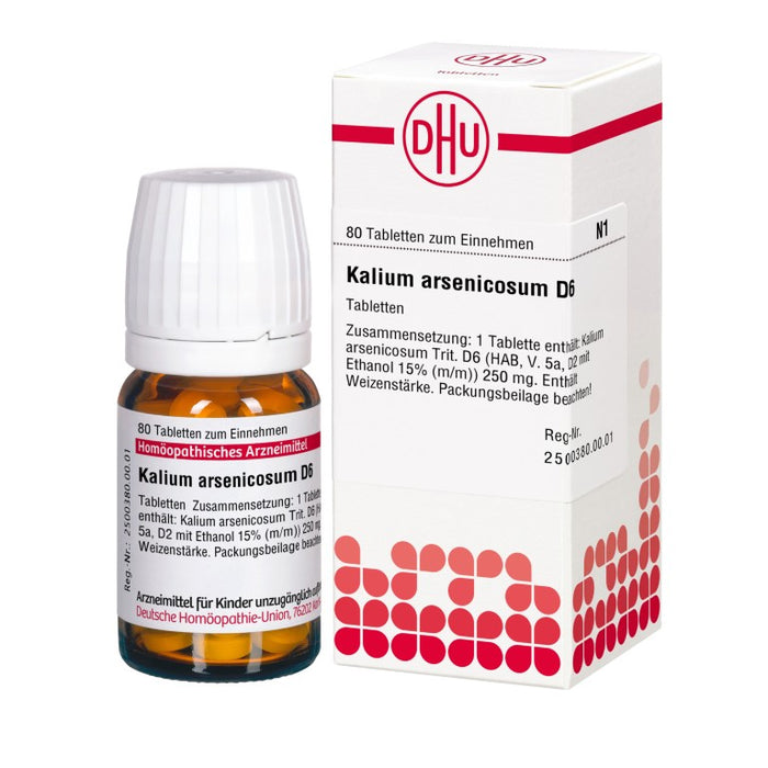 DHU Kalium arsenicosum D6 Tabletten, 80 pcs. Tablets