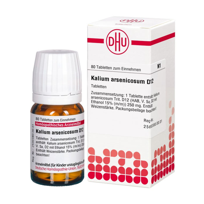 DHU Kalium arsenicosum D12 Tabletten, 80 pc Tablettes