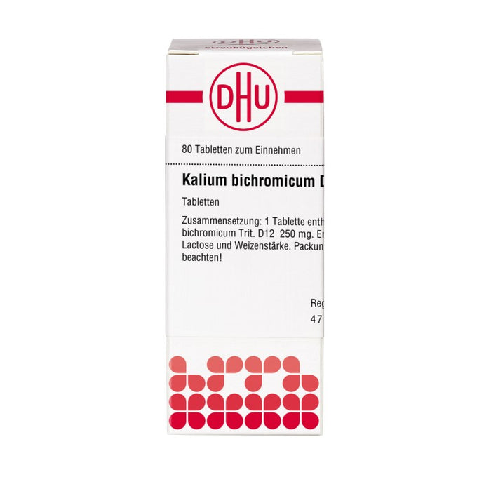 DHU Kalium bichromicum D12 Tabletten, 80 pc Tablettes