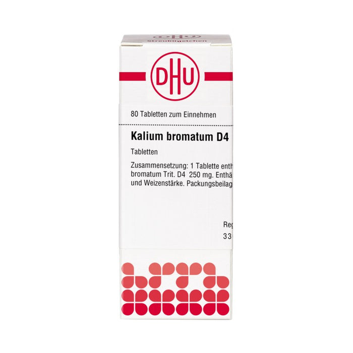 DHU Kalium bromatum D4 Tabletten, 80 St. Tabletten