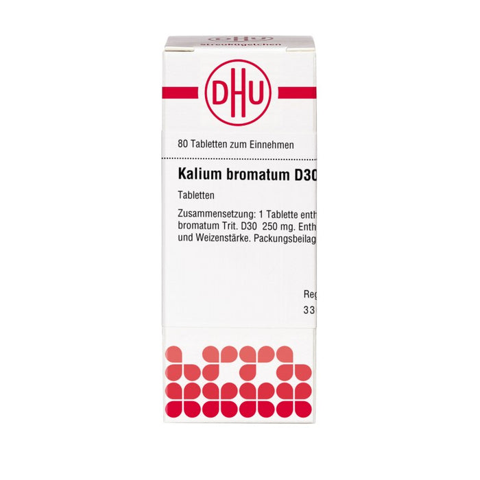 DHU Kalium bromatum D30 Tabletten, 80 St. Tabletten