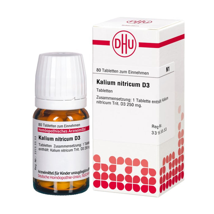 DHU Kalium nitricum D3 Tabletten, 80 St. Tabletten