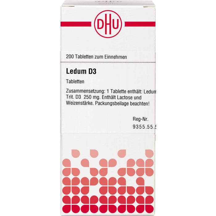 DHU Ledum D3 Tabletten, 200 St. Tabletten