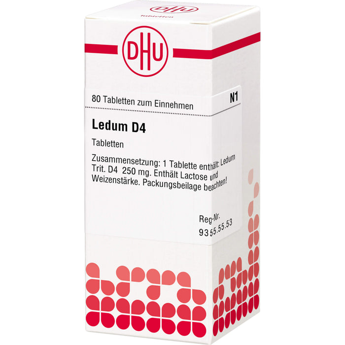 DHU Ledum D4 Tabletten, 80 pcs. Tablets