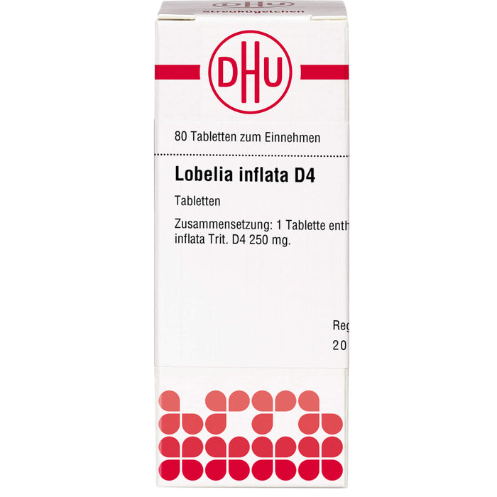 DHU Lobelia inflata D4 Tabletten, 80 pc Tablettes