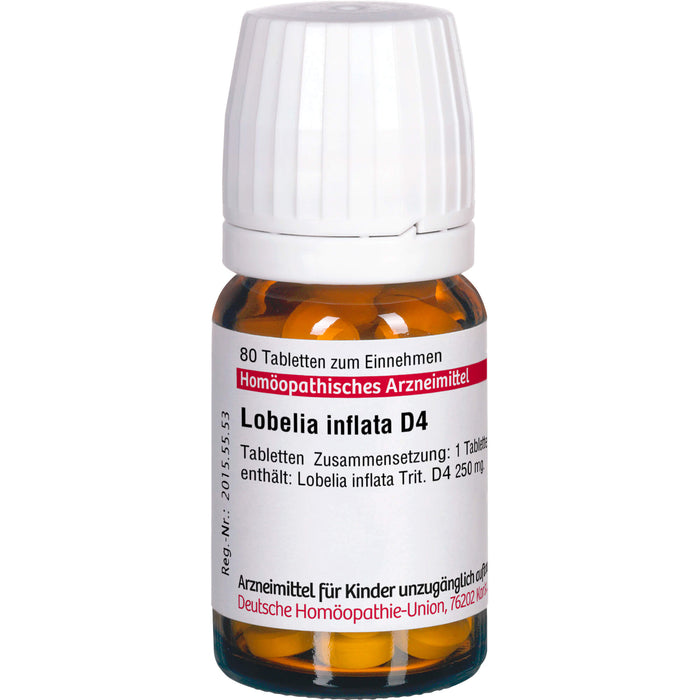 DHU Lobelia inflata D4 Tabletten, 80 pc Tablettes