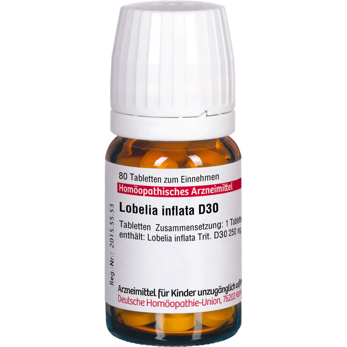 DHU Lobelia inflata D30 Tabletten, 80 pc Tablettes