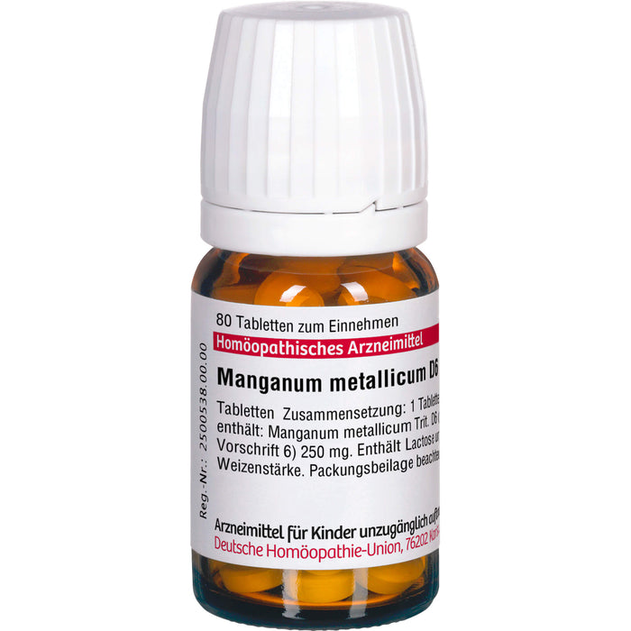 DHU Manganum metallicum D6 Tabletten, 80 pc Tablettes