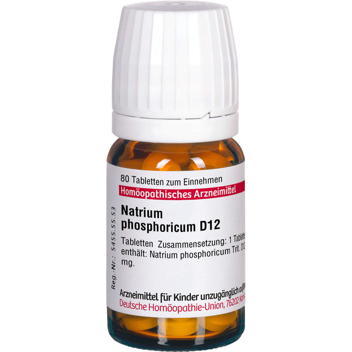 DHU Natrium phosphoricum D12 Tabletten, 80 pc Tablettes