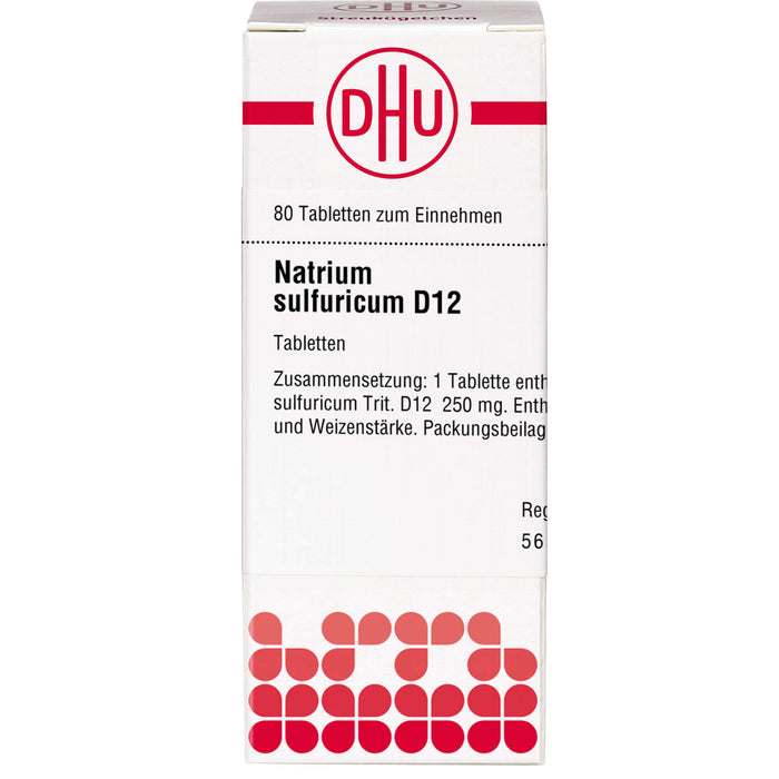 DHU Natrium sulfuricum D12 Tabletten, 80 pcs. Tablets