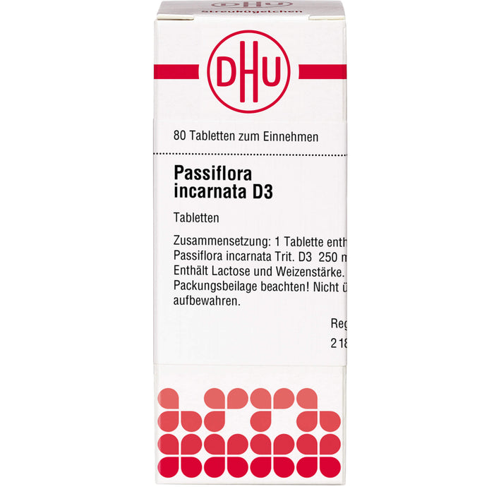 Passiflora incarnata D3 DHU Tabletten, 80 St. Tabletten