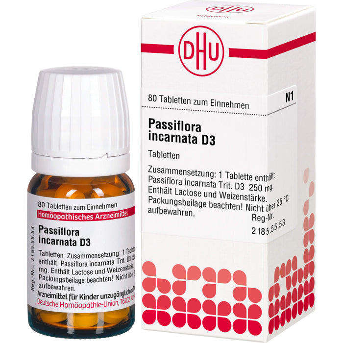 Passiflora incarnata D3 DHU Tabletten, 80 St. Tabletten