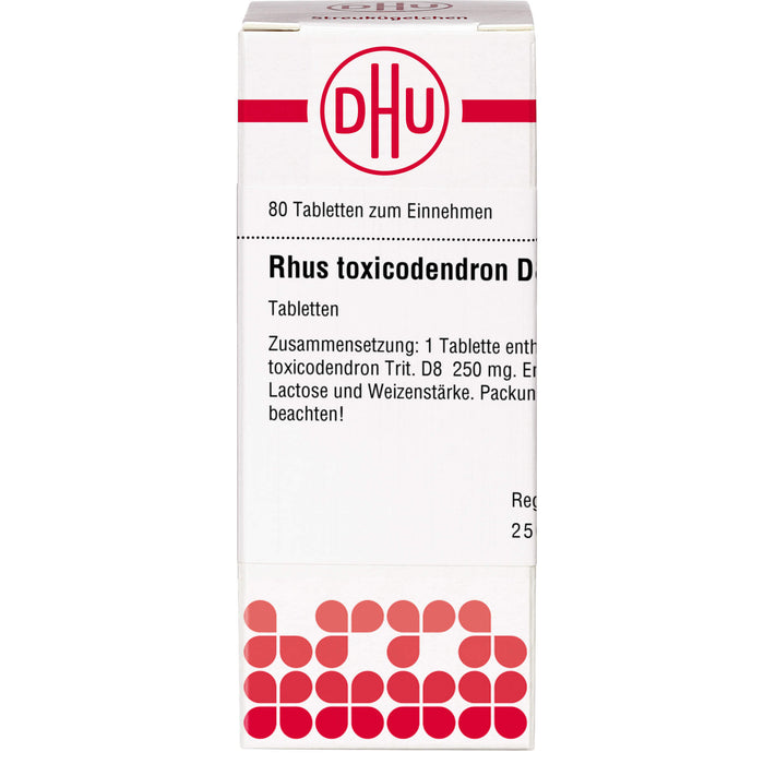 DHU Rhus toxicodendron D8 Tabletten, 80 pcs. Tablets