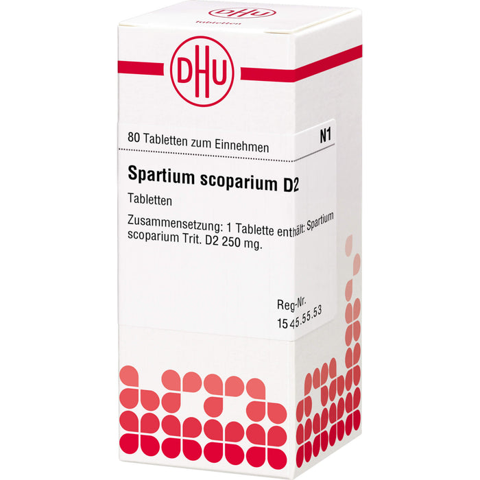 DHU Spartium scoparium D2 Tabletten, 80 St. Tabletten