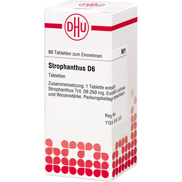 DHU Strophanthus D 6 Tabletten, 80 pcs. Tablets