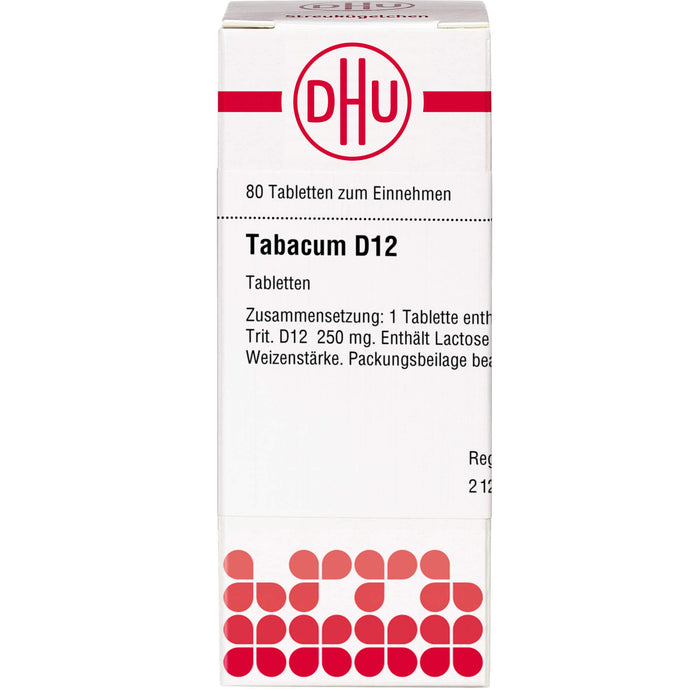 DHU Tabacum D12 Tabletten, 80 pc Tablettes