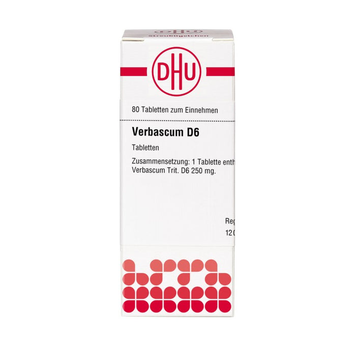 DHU Verbascum D6 Tabletten, 80 St. Tabletten