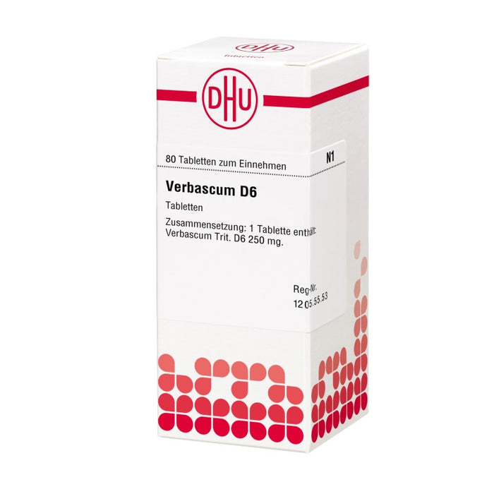 DHU Verbascum D6 Tabletten, 80 pc Tablettes