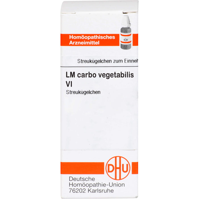 DHU Carbo vegetabilis LM VI Streukügelchen, 5 g Globules