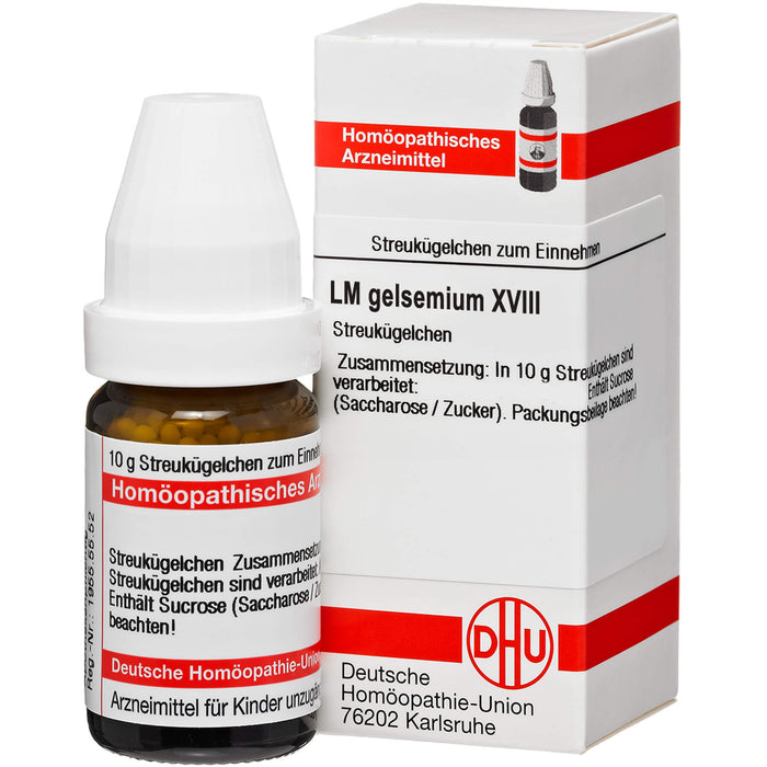 DHU Gelsemium LM XVIII Streukügelchen, 5 g Globuli