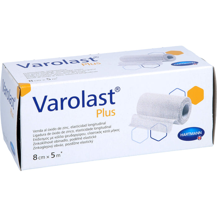 Varolast Plus 8 cm x 5 m Zinkleimbinde, 1 pc Paquet