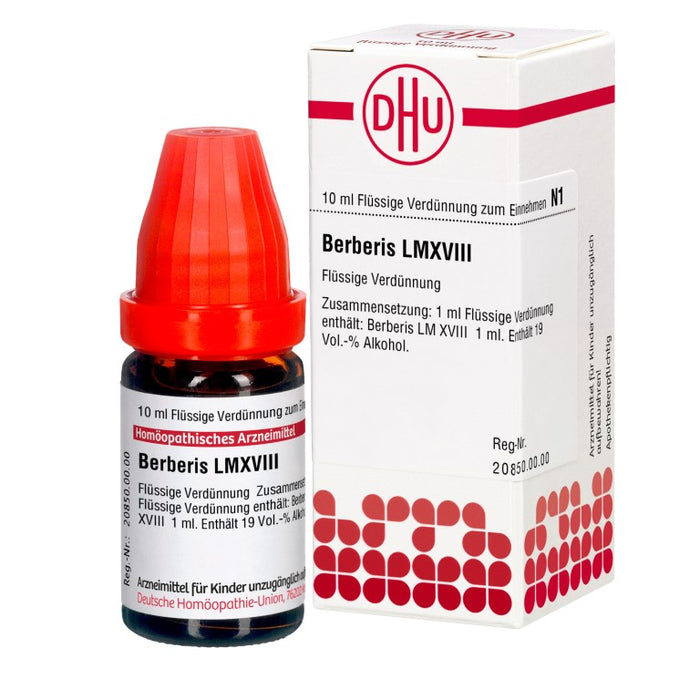 Berberis LM XVIII DHU Dilution, 10 ml Lösung