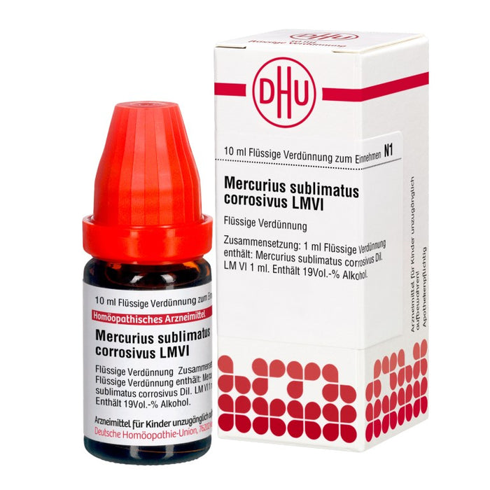 Mercurius sublimatus corrosivus LM VI DHU Dilution, 10 ml Lösung