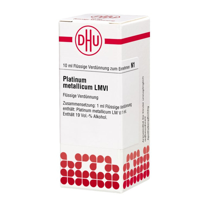 Platinum metallicum LM VI DHU Dilution, 10 ml Lösung