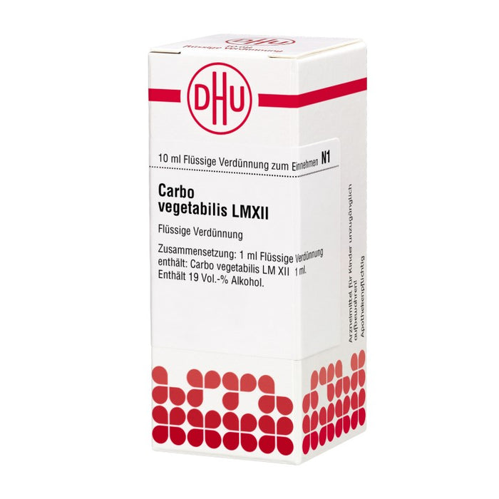 DHU Carbo vegetabilis LM XII Dilution, 10 ml Lösung