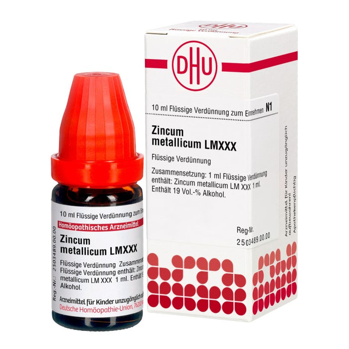 Zincum metallicum LM XXX DHU Dilution, 10 ml Lösung