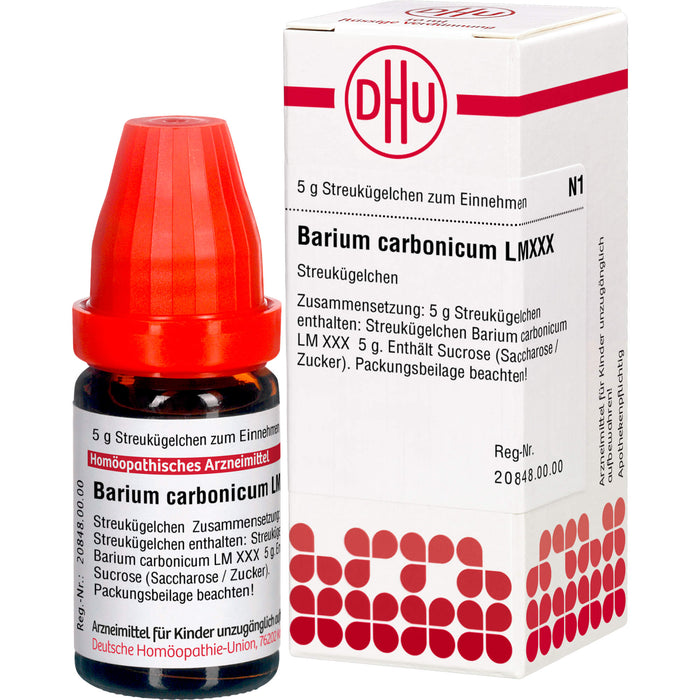 Barium carbonicum LM XXX DHU Globuli, 5 g Globuli