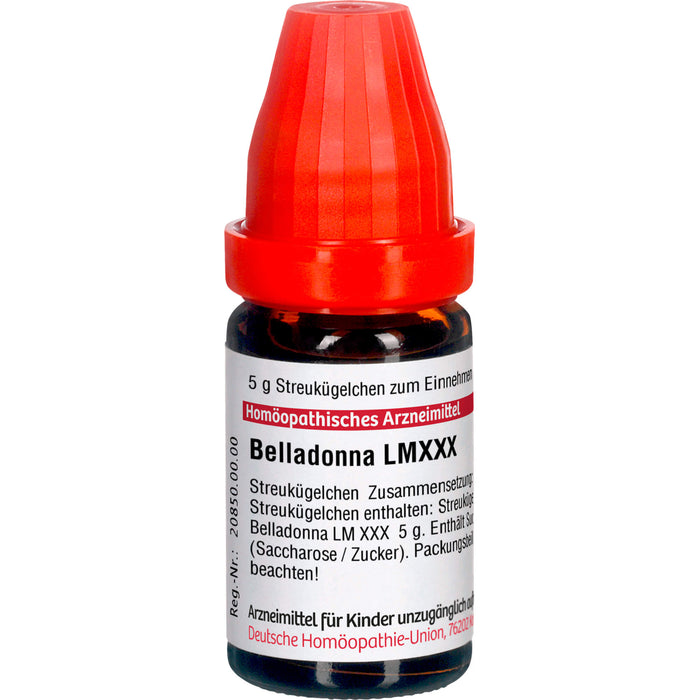 DHU Belladonna LM XXX Streukügelchen, 5 g Globules