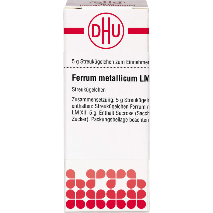 DHU Ferrum metallicum LM XII Streukügelchen, 5 g Globules