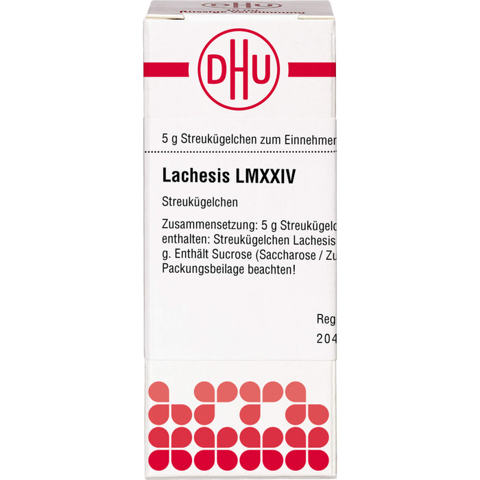 DHU Lachesis LM XXIV Streukügelchen, 5 g Globules