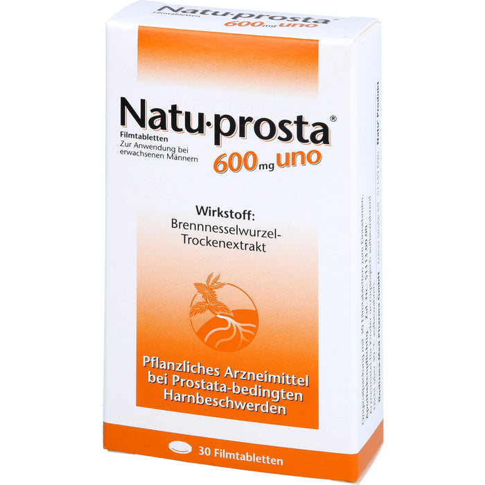 Natu-prosta 600 mg uno, Filmtabletten, 30 St FTA