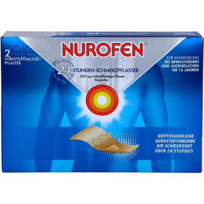 Nurofen Gelenk- und Muskelschmerzlinderung Ibuprofen 200 mg medizinisches Pflaster, 2 pc Pansement