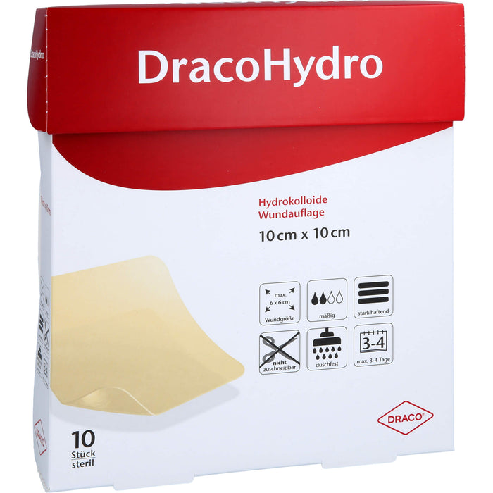 DracoHydro Hydrokolloider Wundverband, 10 St VER