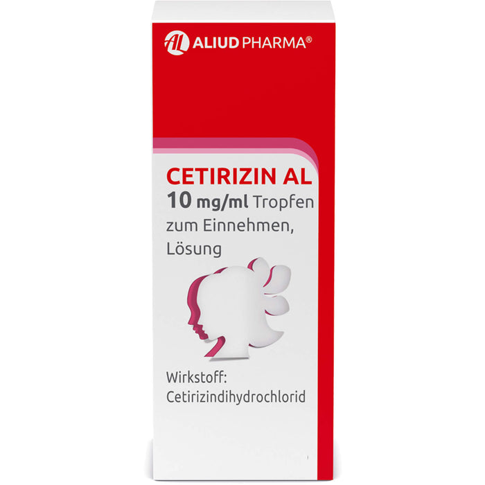 Cetirizin AL 10 mg / ml Tropfen bei Allergien, 10 ml Solution