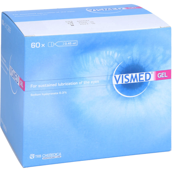 VISMED Gel Augentropfen Einzeldosispipetten, 60 pcs. Single-dose pipettes