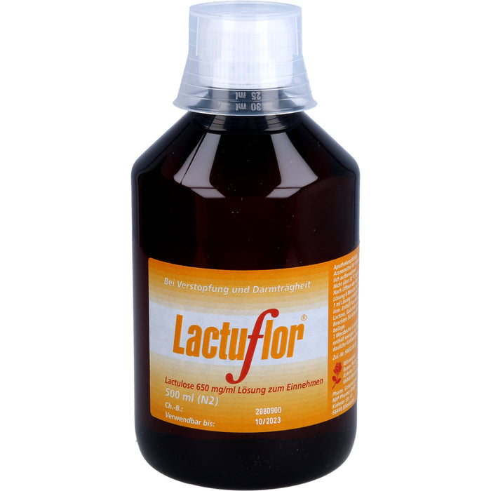 Lactuflor, Lactulose 650 mg/ml Lösung zum Einnehmen, 500 ml LSE