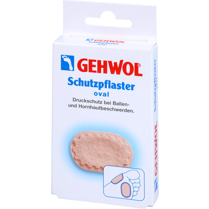 GEHWOL Schutzpflaster oval, 4 pc Pansement