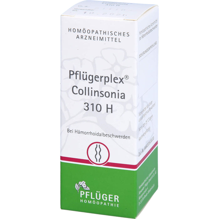 PFLÜGER Pflügerplex Collinsonia 310 H Tabletten bei Hämorrhoidalbeschwerden, 100 pcs. Tablets