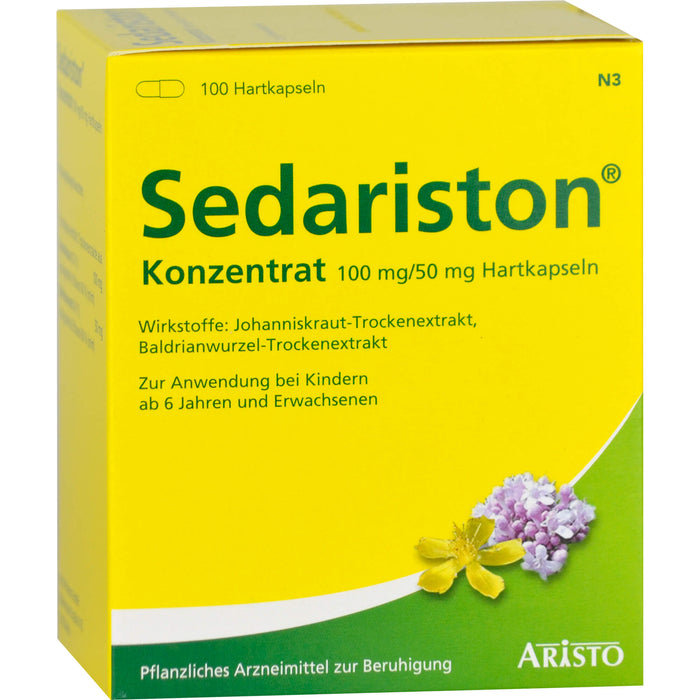 Sedariston Konzentrat Hartkapseln zur Beruhigung, 100 pcs. Capsules