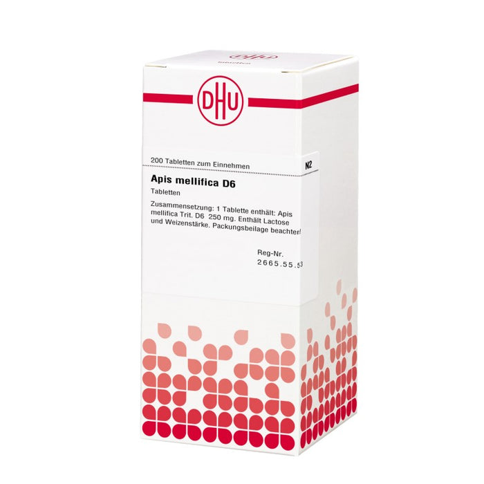 DHU Apis mellifica D6 Tabletten, 200 St. Tabletten