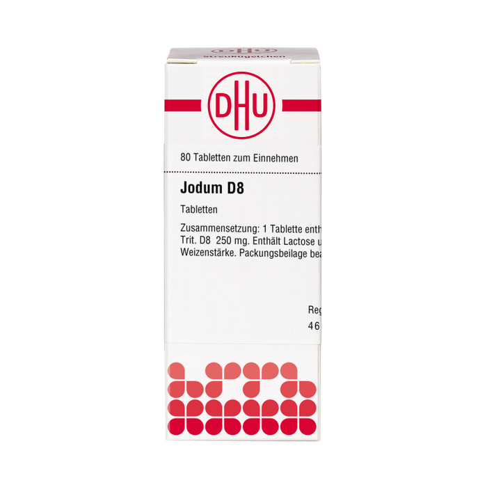 DHU Jodum D8 Tabletten, 80 pc Tablettes